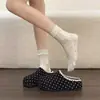 Nuevas pantuflas de exterior estilo ins de lunares para mujer, súper bonitas, con soporte, elegantes, modelo 2026, de suela gruesa, perfectas con faldas, superventas