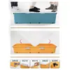 Caixa de Armazenamento sob a Cama com Rodas, Caixa de Armazenamento sob a Cama para Colchas e Roupas, Caixa de Armazenamento, Plástico Espessado, Uso Doméstico