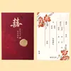 Convites de casamento, lembrancinhas de noivado de alto padrão, convites estilo chinês, convites de casamento de nicho de alto padrão, imprimíveis