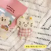 Novo Tecido Estilo Chanel Broche de Coelho Fofo Pingente para Bolsa DIY Acessório de Cabelo com Enchimento de Algodão Acessório de Roupa