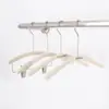 Perchas para Ropa de Niños, Acrílico Blanco Leche Cuerda de Algodón Plástico Antideslizante Perchas para Ropa de Niños, Perchas para Pantalones al por Mayor