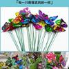 Zhixiao Borboleta Estéreo 3D Simulação Jardim Externo Jardinagem Estéreo Planta Decorativa Etiqueta Decorativa