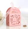 Caja de dulces de dibujos animados para fiesta de cumpleaños, caja de dulces de chocolate con elefante hueco, caja de regalo de embalaje de luna llena para bebé, venta al por mayor