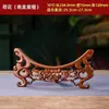 Madera Maciza Palo de Rosa Brasileño Plato de Porcelana Soporte Redondo para Platos Adorno de Exhibición de Platos Artesanales Nuevo Soporte de Exhibición Estilo Chino