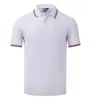 Camisa POLO de algodón con solapa, ropa de trabajo para adultos, camisa publicitaria, logotipo impreso, camisa de manga corta de cuero en polvo, camisa con estampado bordado