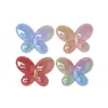 Parche de Mariposa de Acrílico de Color Degradado Estilo Coreano Hecho a Mano DIY para Funda de Teléfono Móvil, Adorno para Taza de Agua, Accesorios para Tocado y Pasador de Pelo