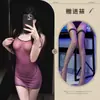 Fragrância de Escuta Noturna Lingerie Sexy Seda Preta Tamanho Grande Uniforme Transparente Tentação Provocação na Cama Terno Sexy Apertado Costas Nuas