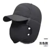 Sombreros para Personas de Mediana Edad y Mayores, Sombreros de Cuero, Gorras de Invierno para Hombres Mayores, Sombreros Cálidos de Invierno para Abuelo, Sombreros con Protección para los Oídos para Papá