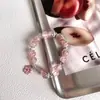 Pulseira de Contas de Vidro Transparente Borboleta Super Fada para Mulheres, Pequena Fresca e Versátil Pulseira Borboleta de Vidro Cristalino Ponto Turístico Atacado