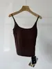 [No necesita sujetador] Camisola Albas de cachemira con tirantes ajustables y espalda descubierta para mujer, color liso, perfecta para usar en capas en otoño