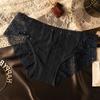 2026 Nuevo Estilo de Panties de Malla Hueca Transparentes para Mujer con Lazo Doble Lateral, Entrepierna de Algodón, Transpirables, Sin Costuras, Triángulo de Puro Deseo para Mujer