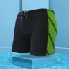 Bermuda de natação masculina atacado boxer plus size seda de leite estampa moda adulta primavera quente férias praia bermuda de natação