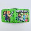 Mi mundo cartera monedero trabajo duro miedo a la cartera cartera para estudiante hombre y mujer cartera de periféricos de Minecraft