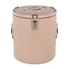Cubo Aislado de Acero Inoxidable para Comercio Exterior, Contenedor Comercial de Gran Capacidad para Jugos, Té de Leche y Polvo de Hielo, Juego Especial de Cubitos de Hielo para Cantinas y Puestos
