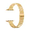 Adequado para Apple Watch 10, Pulseira de Relógio de Aço Inoxidável Fina em Forma de Cintura com Três Contas em Formato de I