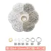 Materiales DIY Set de Siete Piezas Herramienta Punzón Herramienta de Anillo para Abrir Cuentas Accesorios Hechos a Mano Llavero Llavero Joyería