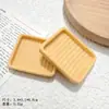 Cesta de pão simulada cesta de vime bandeja cola creme acessórios de resina DIY enfeites para casa de boneca material para pingente de grampo de cabelo