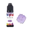 Amazon transfronterizo pegamento de gota de cristal color de difusión fino diy renderizado de color fluido 3D floreciente pigmento tinta al alcohol