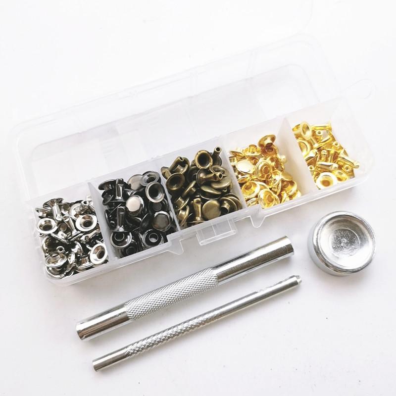 120套4色单面铆钉1