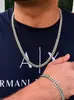 Temu nuevas explosiones creativo simple temperamento traje de joyería de acero inoxidable para hombre fabricantes mayoreo