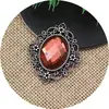 Prata antiga em estoque liga cristal oval quatro diamantes flor de ameixa acessórios de roupa para cabelo prato de flor fivela de diamante acessórios DIY para combinar com tudo