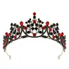 Accesorios para el Cabello Transfronterizos Corona Simple de Princesa Diadema de Pedrería Corona de Pasarela Galvanizada Diadema Suministro de Exportación Directa