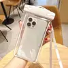 Bolsa Luminosa à Prova d'Água para Celular Natação Deriva Transparente Capa Protetora à Prova d'Água Bolsa Protetora com Tela Sensível ao Toque Subaquática para Celular