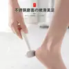 Lixa de pé e removedor de calos dupla face, ferramenta profissional para remover pele morta de calcanhares e solas, previne arranhões
