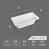 Plato marinado de melamina plato marinado plato de exhibición bandeja especial para comida cocinada plástico blanco rectangular porcelana plato para platos fríos comercial