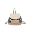 Bolso Mujer 2024 Nuevo Vintage Gran Capacidad Mochila Moda Versátil Otoño e Invierno Piedra de Perro Mochila Transfronteriza Individual
