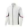 Nueva Chaqueta Deportiva Casual para Hombres y Mujeres Nueva Chaqueta Deportiva de Otoño para Exteriores con Cuello Alto Cremallera Manga Larga Sudadera