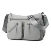 Bolso bandolera casual, bolsa deportiva para gimnasio, bolsa de trabajo impermeable, bolsa para portátil, mochila retro para estudiante, bolso de hombro multibolsillos, moderno