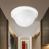 Lámpara de techo de inducción LED, luz con control de voz, radar doméstico, cuerpo humano, pasillo, escalera, pasillo, balcón, luz de inducción para pasillo.
