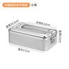 Lonchera para exteriores estilo japonés aluminio portátil plegable asa antiquemaduras camping picnic calentamiento para coche