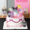 Bolo de aniversário Decoração Melody Kt Gato Gui Cão Preto Kulomi Doll Decoração Assar Sobremesa Mesa