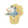 Broches Divertidos con Temática de Animales, Mapaches y Zarigüeyas de Dibujos Animados en Cubos de Basura, Insignias Metálicas, Accesorios para Ropa y Bolsas