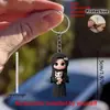 Llavero Acrílico Impreso Plano 2D Transfronterizo Llavero de Dibujos Animados Colgante Decoración de Mochila Colgante Pequeño