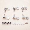 Clavijeros para Guitarra Folk, Clavijeros Acústicos Totalmente Cerrados, Cortacuerdas Multifuncionales, Paquete Combinado de Accesorios de Clavijas de Cuerdas