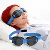 Nueva máscara de ojos hidratante de silicona de Amazon para bloqueo de luz y sueño, máscara de dormir tridimensional 3D para aliviar los ojos secos