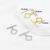 Colar pulseira com fecho tipo Ot banhado a ouro 18K puro preservador de cor, fecho de conexão para acabamento, acessórios para joias DIY, fábrica B65