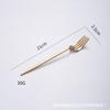 Cuchillo, tenedor y cuchara de acero inoxidable personalizados procesados en fábrica Escandinavo Portugués Occidental Cuchillo y tenedor para bistec Juego de caja de regalo de cuatro piezas