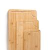 [Wuyuan Wangdefu] Fábrica de Bambú y Madera Tablas de Cortar de Bambú Nanzhu Personalizadas Más Vendidas en Amazon Juego de 3 Piezas Disponible por Ambos Lados