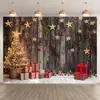 Tecido de Fundo de Natal Novo Transfronteiriço, Tecido Pendurado para Decoração de Feriado, Aniversário e Inverno, Tecido de Fundo para Fotografia de Festa ao Ar Livre