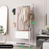Triângulo de piso rack de secagem sala de aluguel com armazenamento rack de secagem cabide de roupas quarto cabide móvel atacado