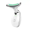 Dispositivo de Belleza para el Cuello, Dispositivo de Rejuvenecimiento con Luz Roja y Azul, Masajeador Facial con Vibración Lumínica de Venta Caliente Transfronteriza