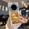 Adequado para Capa de Celular Huawei P80Pro+ Mate80Promax com Folha de Ouro e Resina para Boa Sorte no Ano Novo Honor 500