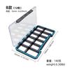 Egret Fly Luya Caja de Cebo Falso Pequeña Mediana y Grande Caja de Anzuelos Impermeable Acrílico de Doble Cara Caja para Moscas Venta al por Mayor