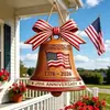 Pendente Decorativo de Madeira Patriotismo Americano Commemorativo do 250º Aniversário Novo Modelo Transfronteiriço