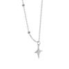 Collar de Cadena Asimétrica Starburst para Mujer, Estilo Nuevo, Lujo Ligero, Moderno, Diseño de Nicho, Diseño Simple y Único, Cadena para la Clavícula