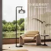 Luminária de piso de vidro de luxo leve para sala de estar de hotel, sofá, escritório, luminária de mesa decorativa estilo pesca para ambiente de quarto